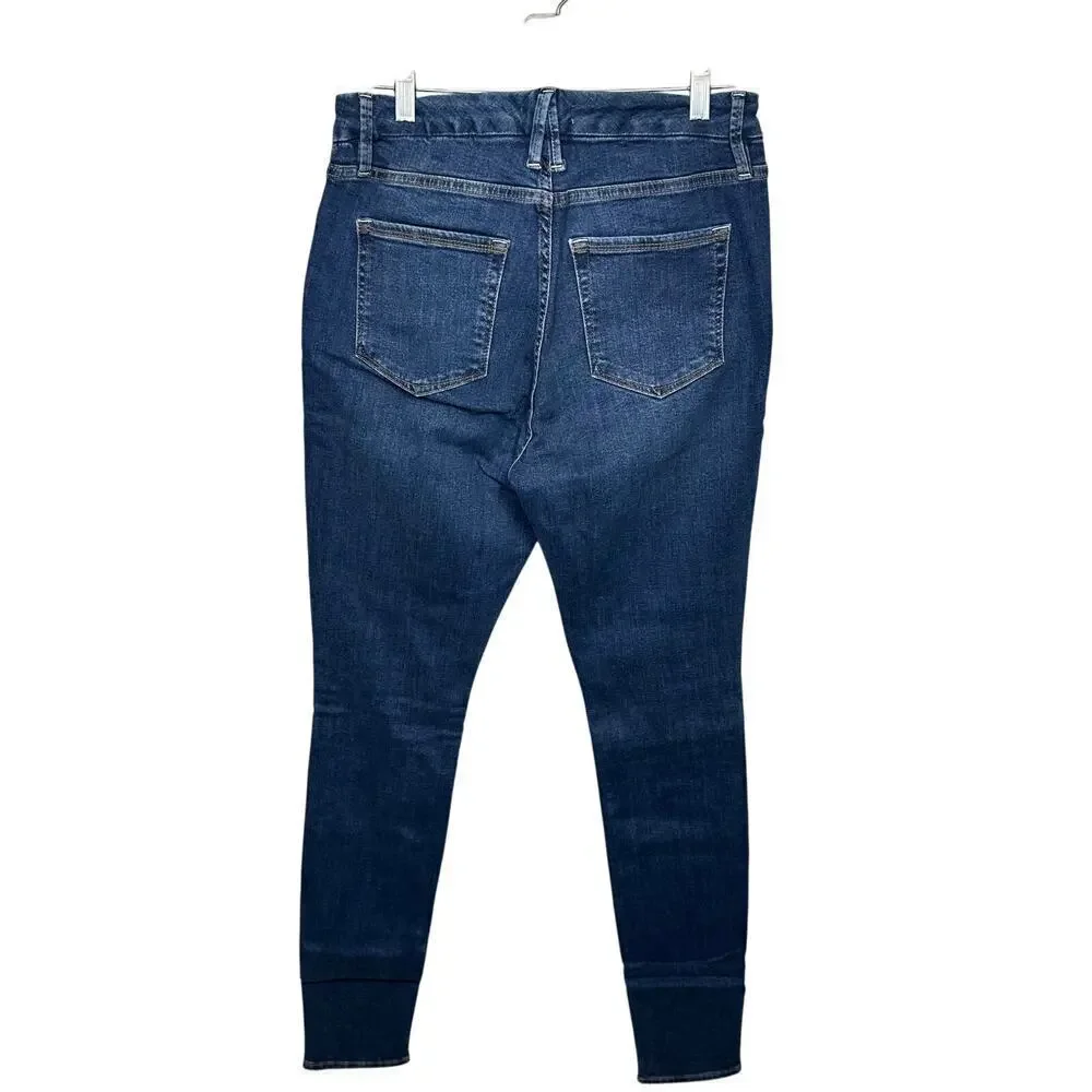 Good American Good Legs High Rise Skinny Stretch Jean In Blue004